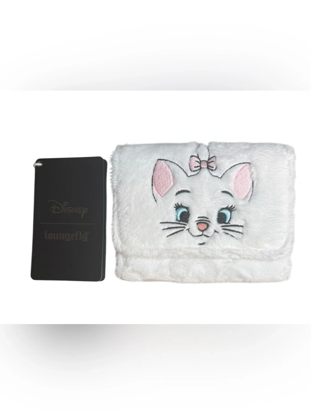Loungefly Disney The Aristocats Marie Fuzzy Mini Flap Wallet